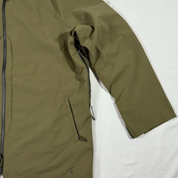 Filson Men's Size XL Green Nylon Vented Rain Liner Soft Shell Jacket NO HOOD - Picture 5 of 16